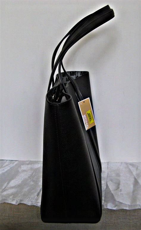 Hadleigh Large Leather Tote, Black, no.